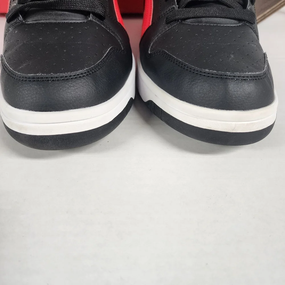 Puma Rebound Layup Like New Basketball Shoe In Box Men's 12 Wide Fit Black Red - Picture 7 of 11